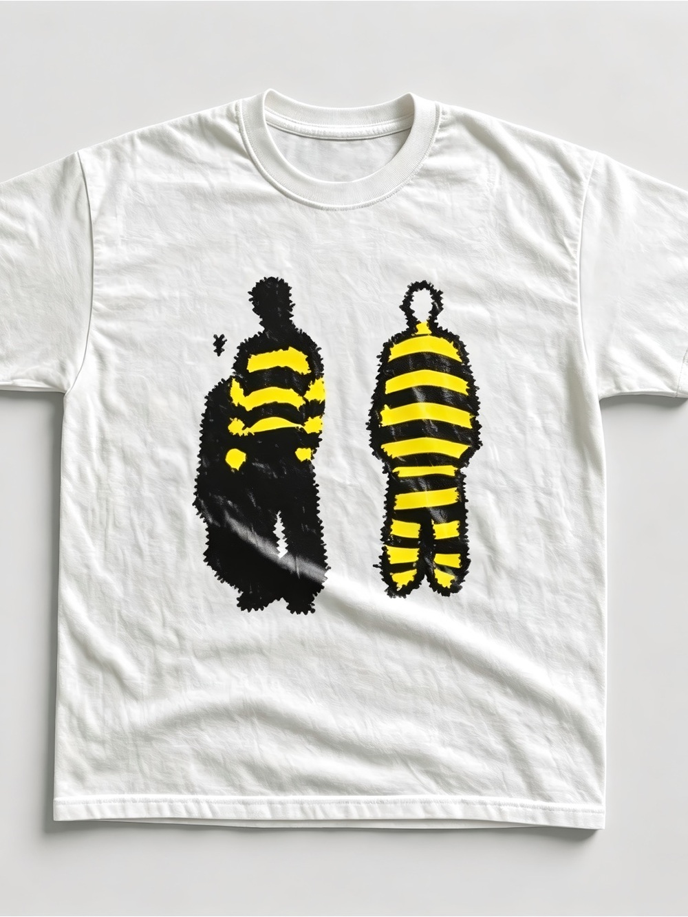 Aesthetic Modern Art Two Figures Streetwear Womens Mens T-shirt Unisex